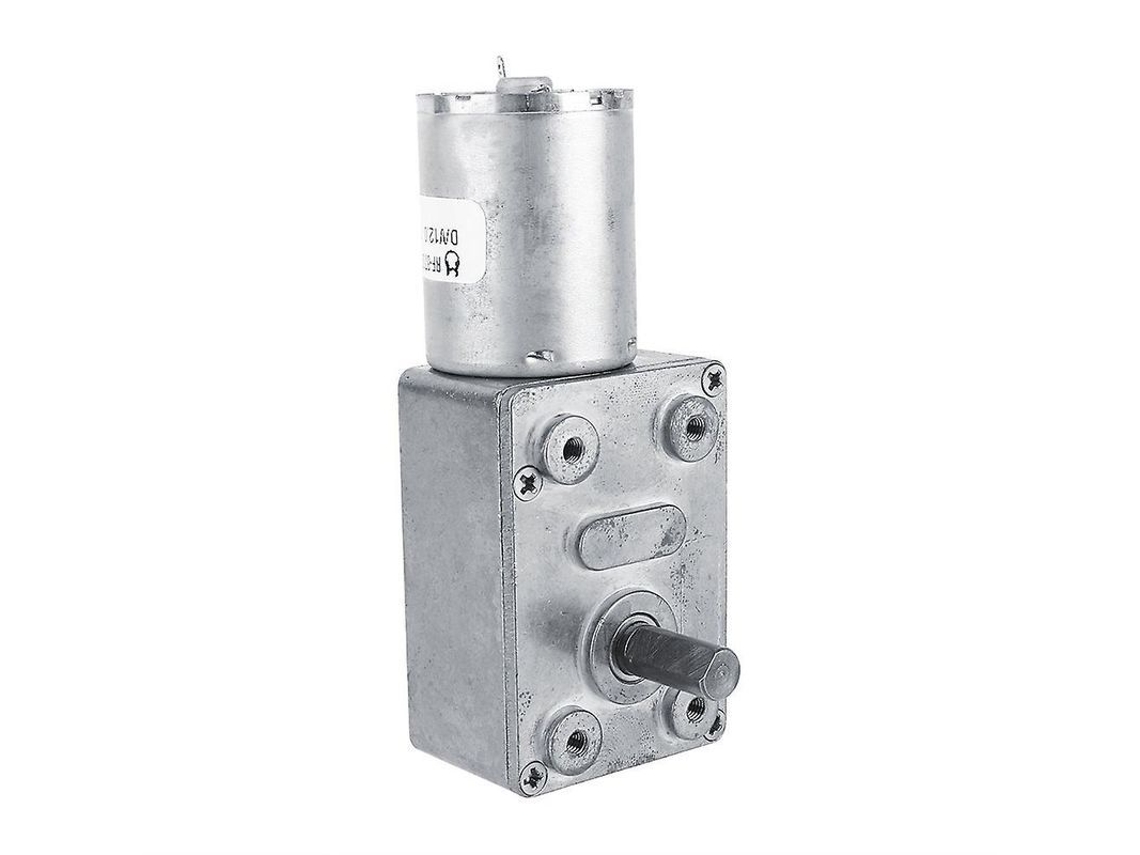 Motor Eléctrico 12v Reversible Reductor Tornillo Sin Fin Alta Torque 6rpm Para Ventanas Puertas Winch