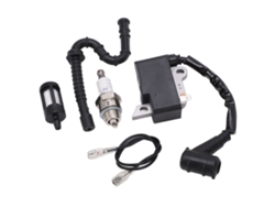 Kit de motosierra con bobina, bujía y filtro de combustible