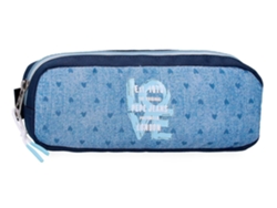Pepe Jeans Estuche Escolar Noni Denim Poliéster Azul Claro