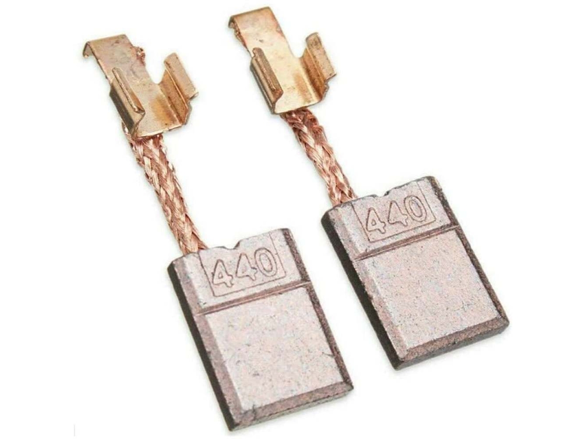 Par de escobillas de carbón para taladros y destornilladores inalámbricos Makita CB440, 194427-5 y CB 436 (3 x 10 x 13,4 mm)