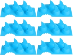 Reutilizable. Hecho De Silicona Resistente, Estas Bandejas Para Cubitos De Hielo Están Diseñadas Para Sopor...