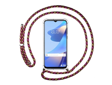 Carcasa Oppo A16 / A16s TUMUNDOSMARTPHONE Colgante Rosa