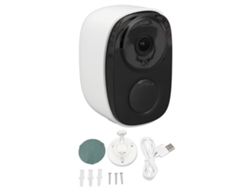 Cámara De Seguridad Inalámbrica Hd De 3 Mp Para Interiores Con Visión Nocturna, Vigilancia Del Hogar, Detección Pir Y Comunicación Bidireccional.