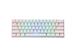 Teclado ROYAL KLUDGE RK61 RGB Blanco - Azul