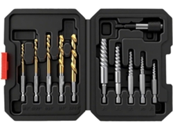Kit De Extracción De Tornillos De 11 Piezas Con Brocas Para Extraer Tornillos Oxidados.