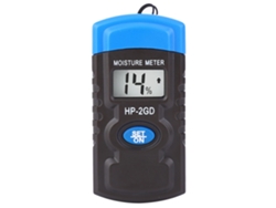 Medidor De Humedad De Madera Digital Portátil Con Comprobador De Temperatura De Alta Precisión.