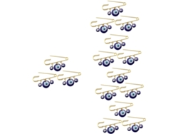 Nuobesty 15 Piezas De Broches Esmaltados Con Colgante De Ojo Turco Para Accesorios De Moda Para Bufandas Y