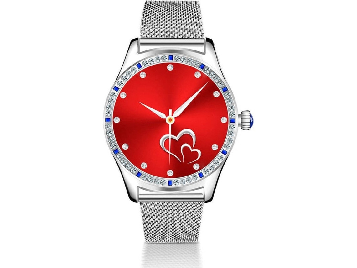 Reloj inteligente para mujer, con Bluetooth, llamadas, monitor de ritmo cardíaco, presión arterial y sueño, IP67, resistente al agua, Yizhood (plateado)