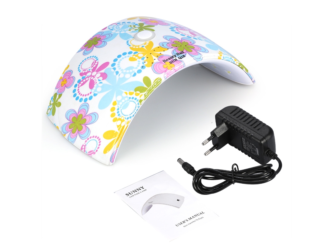 Secador De Uñas Uv Led De 36 W Con 18 Led Y Sensor Automático Para Esmaltes En Gel.