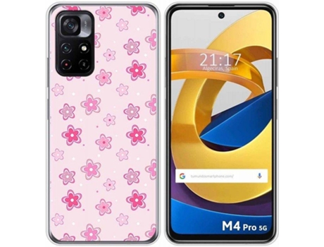 Carcasa Xiaomi POCO M4 Pro 5G TUMUNDOSMARTPHONE Flores Multicolor