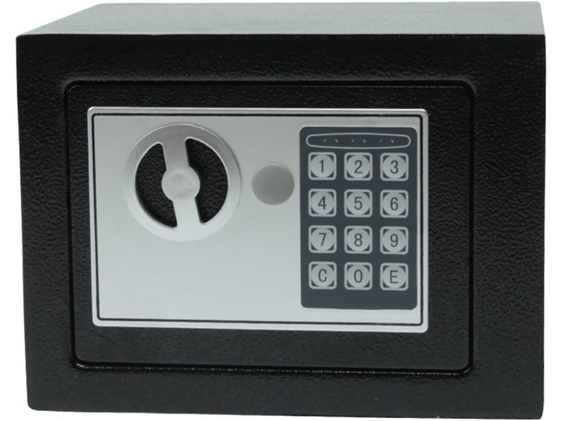 Caja Fuerte Pequeña, Caja Fuerte Digital Con Llave, Mini Cajas Fuertes Domésticas