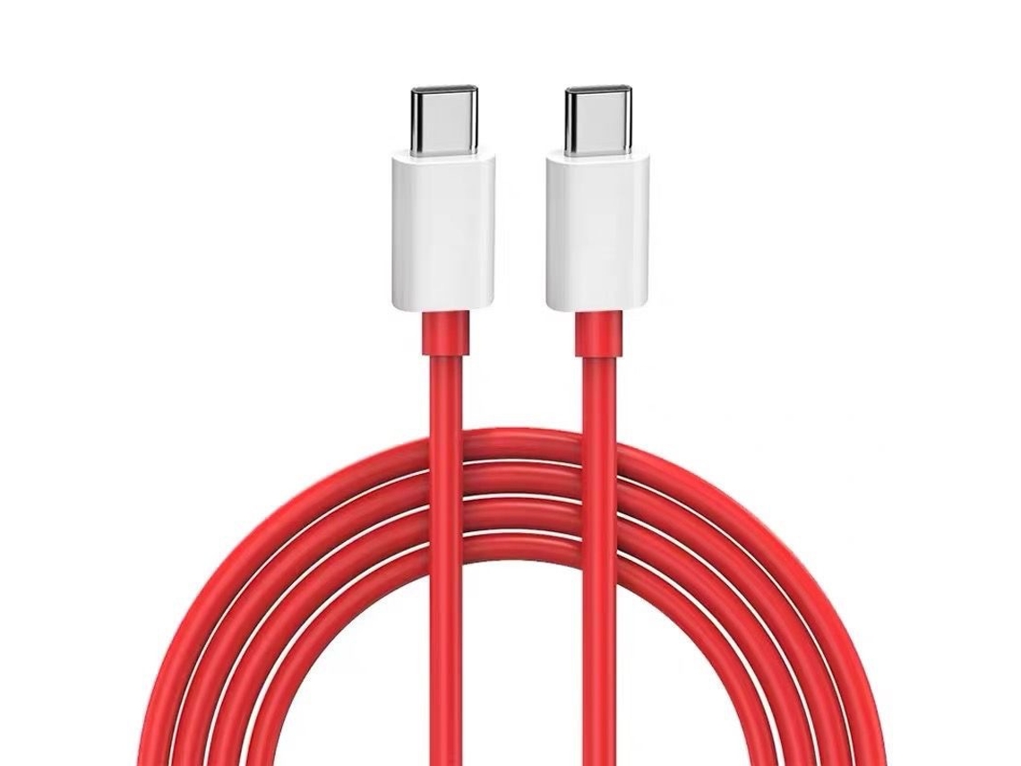 Cable De Carga Yuysan Para Oneplus 10/9t/9/8t/8pro De 65 W (usb-c A Usb-c, 100 Cm, Rojo)