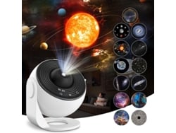 Proyector De Cielo Estrellado Estilo Planetario Con 13 Discos De Película - Luz