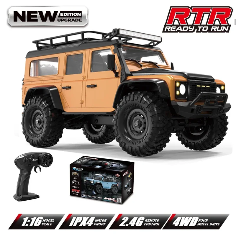 (hb-r1607) Coche Todoterreno Rc 4x4 A Escala 1/16