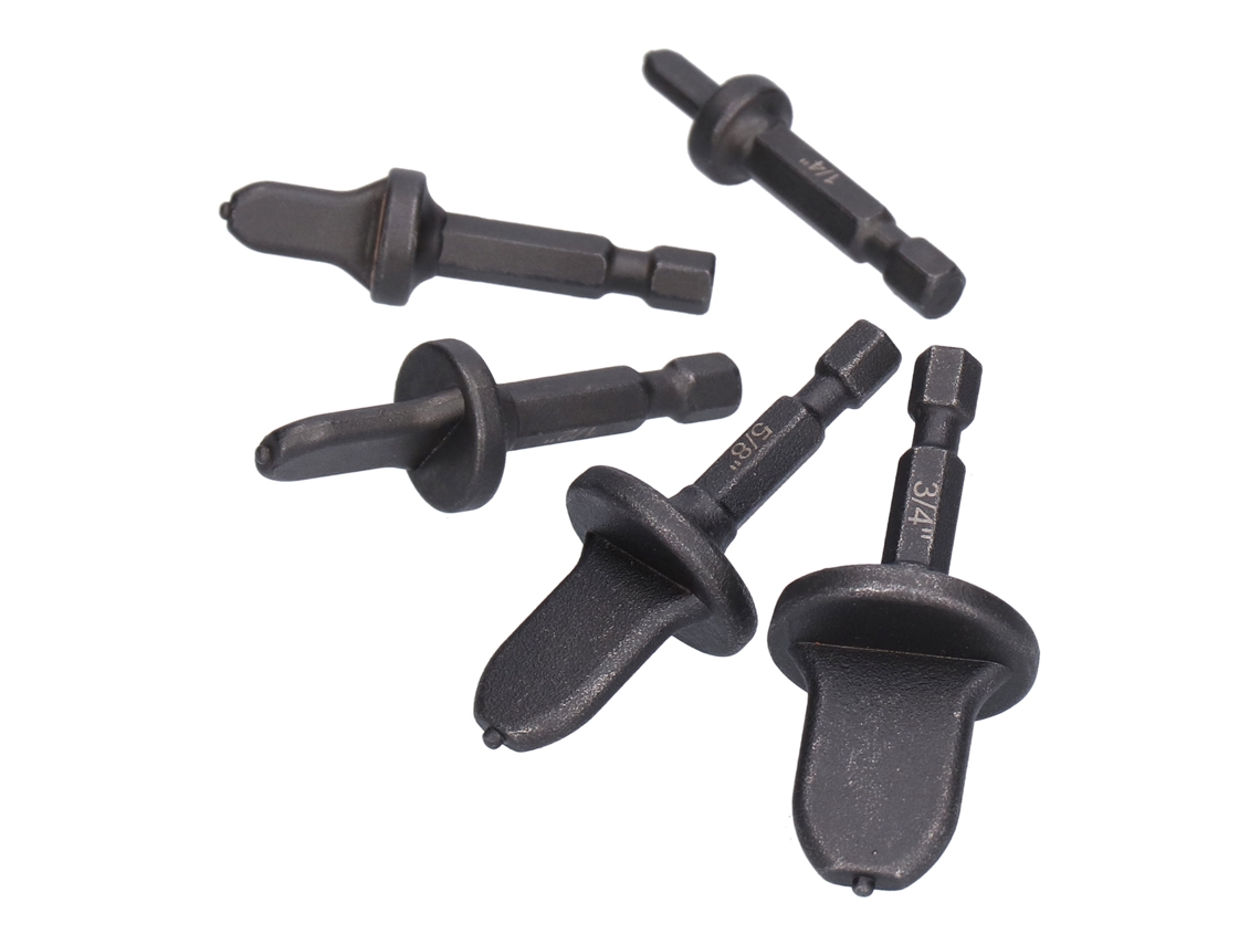 Kit De Expansión De Tubería De Cobre Para Aires Acondicionados Con 5 Brocas Y Mango Hexagonal De 1/4 Pulg.