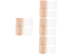 Juego de 2 estuches compactos portátiles para agujas de coser
