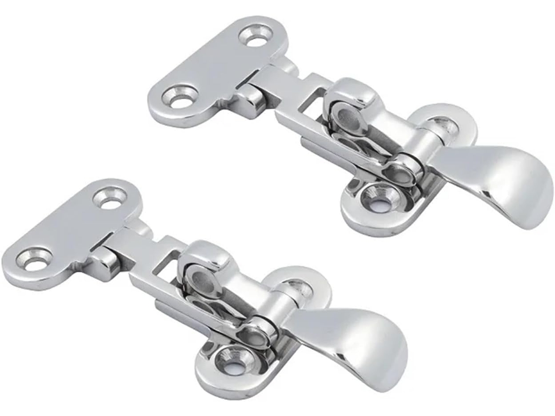 Loquet De Verrouillage Pont En Acier Inoxydable 316, 2 Piezas, Pince Maintien Verrouillable,