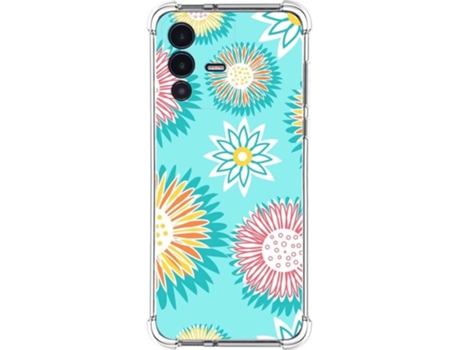 Carcasa para Vivo V23 5G TUMUNDOSMARTPHONE Dibujos Antigolpes Flores 05 Multicolor