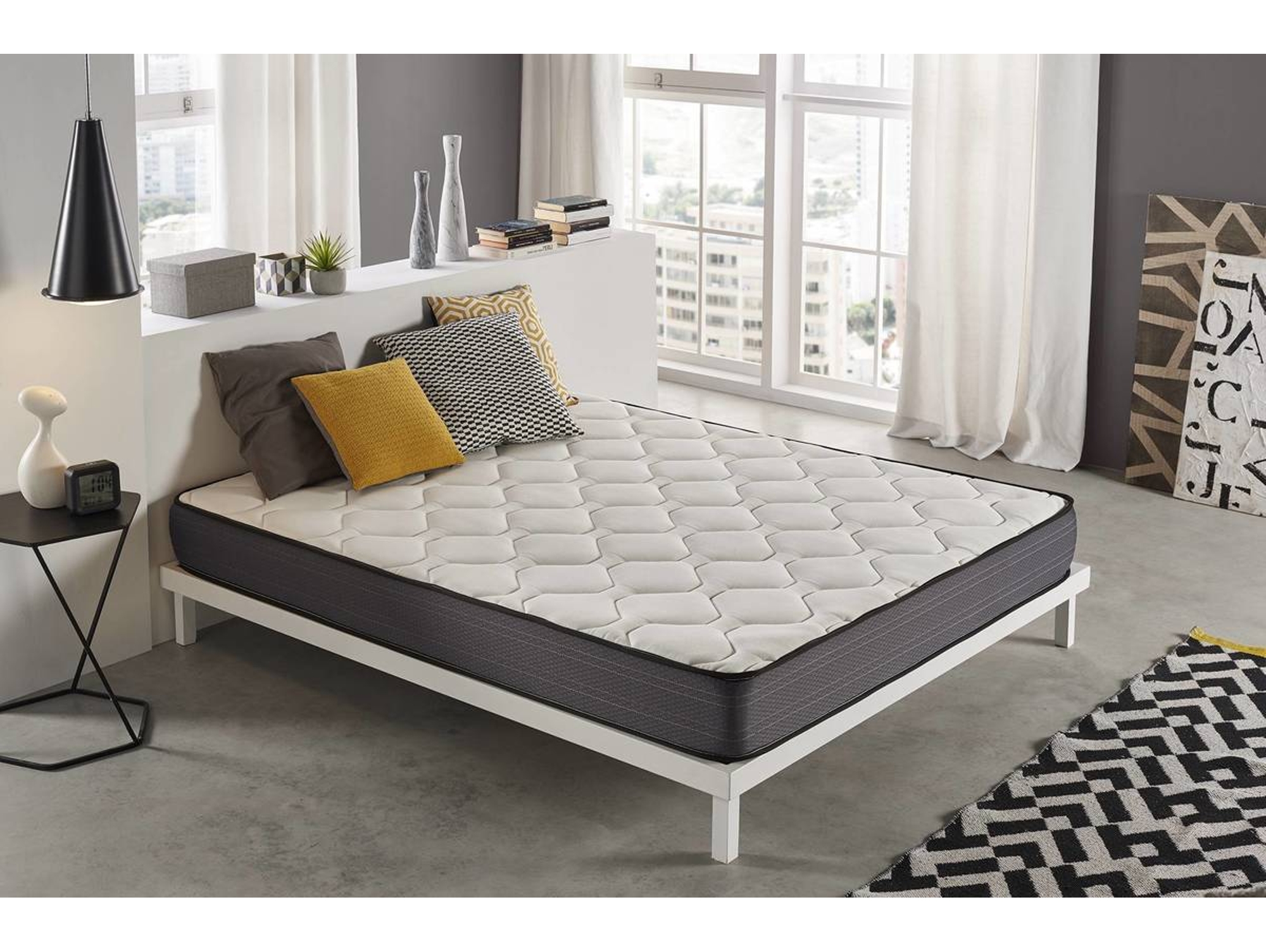 Colchón MOONIA Nordic Flex Viscoelástico (135x190 cm - Altura: 21 cm)