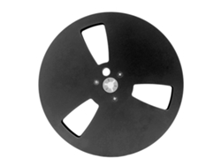 Carrete De Cinta Vacío De Aleación De Aluminio De 7 Pulgadas Para Grabadora De Cinta De Carrete A Carrete, Negro.