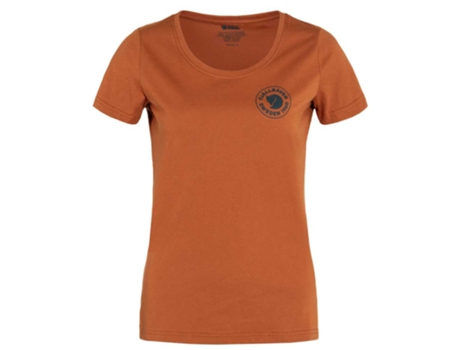 Camiseta de Mujer FJÄLLRÄVEN Logo Naranja (M)