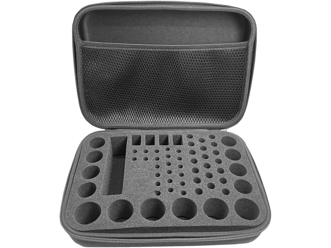 Caja De Almacenamiento Rígida Portátil Para Pilas Aa Y Aaa