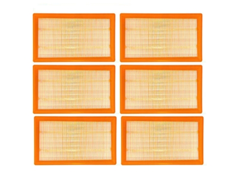 Kit de filtro de 6 peças para karcher nt25 nt35 nt360 nt45 / 1 nt55 / 1 nt361
