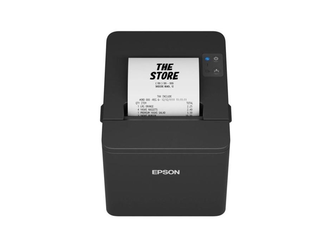 Impresora térmica Epson TM T20IV Ethernet USB RS 232 con cortador automático y códigos de barras