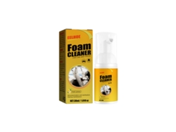 Limpiador de espuma multifuncional para interiores de automóviles, limpiador seguro y eficaz para cuero y volantes, 30 ml.