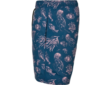 Pantalones Cortos de Baño para Hombre de Playa URBAN CLASSICS (3XL - Azul)