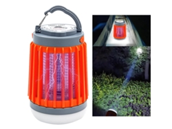 Mini lámpara antimosquitos recargable por USB, 8 horas de iluminación, ahorro de energía, silenciosa, para acampar, uso doméstico, doble uso, Zeuxo
