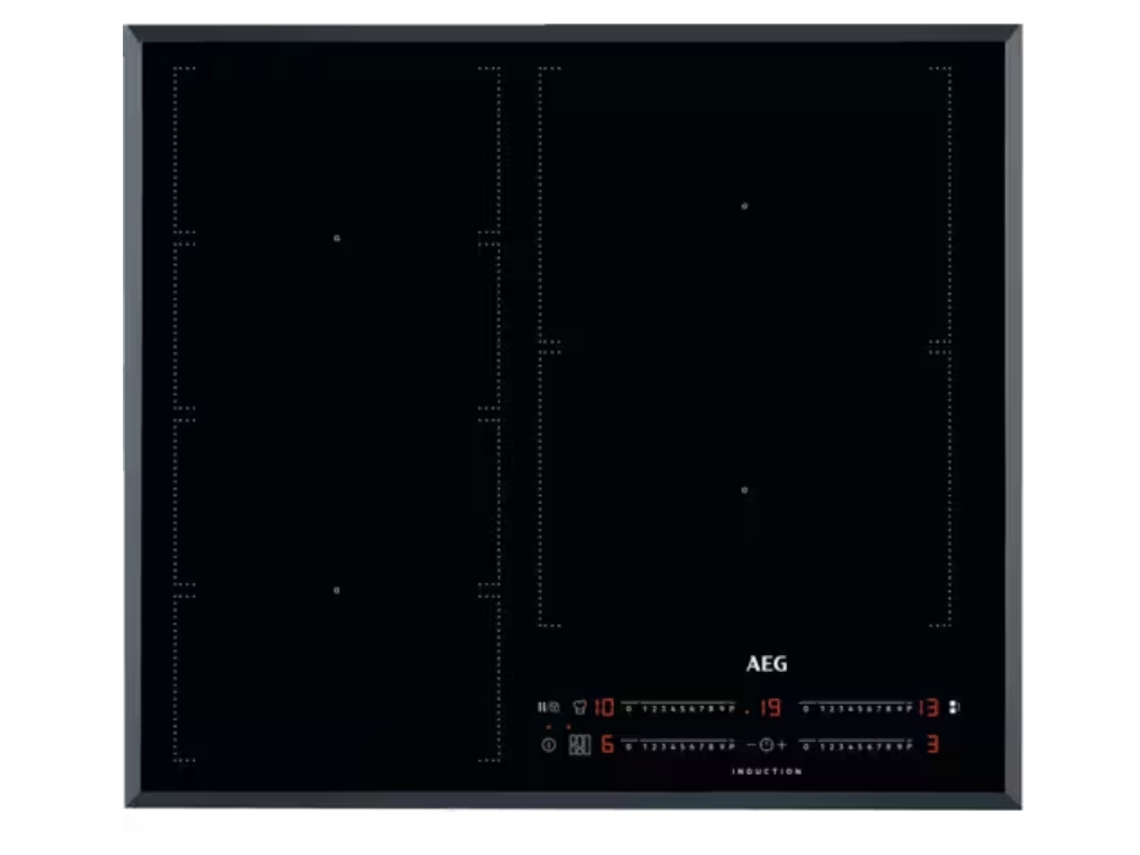 Placa de Inducción AEG IKE64476FB (Eléctrica - 62 cm - Negro)