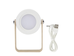Lámpara LED USB recargable con retroiluminación ajustable para acampar.