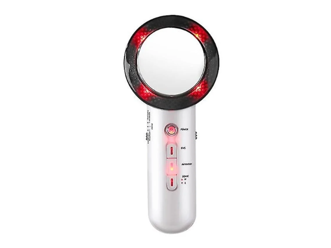 Dispositivo de adelgazamiento anticelulítico 3 en 1, dispositivo de belleza anticelulítico, terapia infrarroja ultrasónica EMS LED blanca USHION