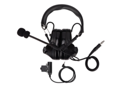Auriculares Tácticos 7.1mm Con Reducción Profesional De Ruido Y Transductor Ptt U94 Para Orejeras Militares