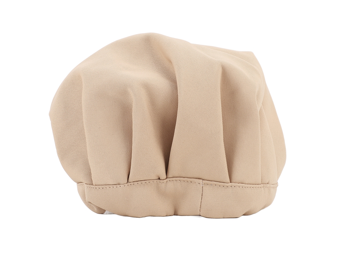 Gorro De Sueño Reutilizable Ajustable Anti-fugas Para Cabello Con Banda Elástica Suave Y Transpirable Beige