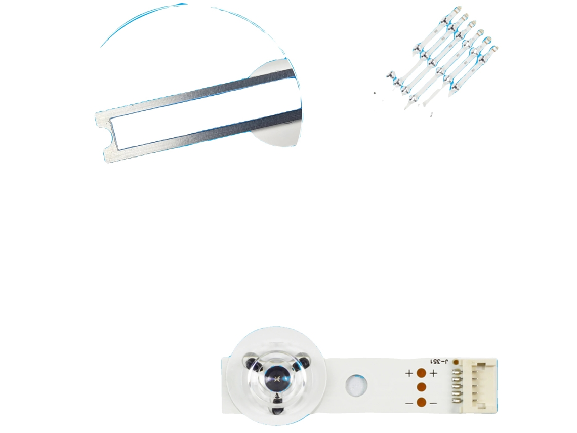 Tira de luces LED para televisores LG, fácil de instalar, OEM