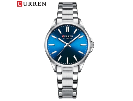 Relojes de Pareja Correa de Acero Relojes para Hombre Relojes de Negocios de Moda para Mujer Relojes de Cuarzo para Mujer Relojes Azules VEANXIN