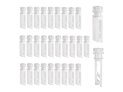 30 Piezas Tallos De Reemplazo Para Persianas Verticales Blancos De Plástico Blanco