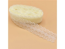 Cinta De Encaje De 10 Yardas Con Tejido Para Coser, Decoración Diy, Bodas, Navidad, Halloween.