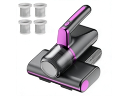 Removedor De Ácaros Aspirador, Sucção De 14 Kpa,iluminação Uv, Equipado Com 4 Filtros (roxo) Czhhmart