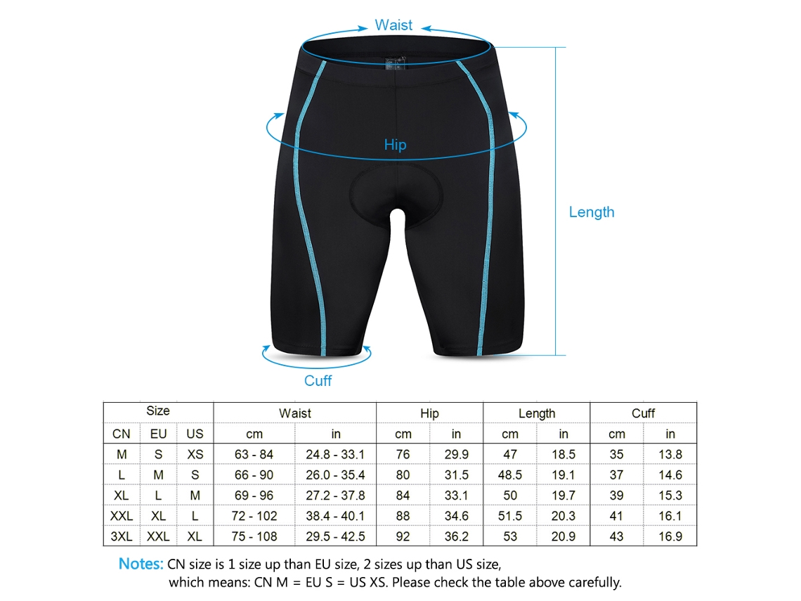 Calzoncillos De Ciclismo Para Hombre Con Acolchado De Espuma, Pantalones Cortos Para Bicicletas, Mtb Y Ropa Deportiva.