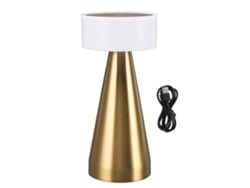 Bj-lâmpada De Mesa Led Portátil Sem Fio Recarregável 3 Temperaturas De Cor Ajustáveis Bateria 1800mah Para Mesa De Cabeceira Dourada