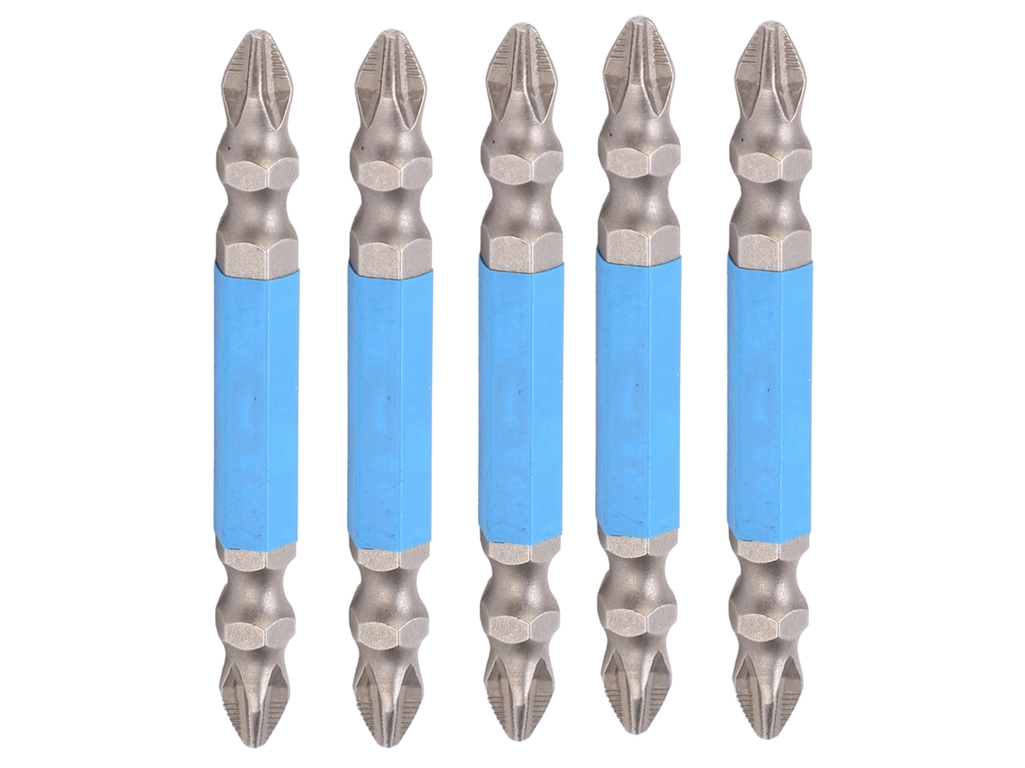 5 Puntas Magnéticas De Doble Cabeza De 65 Mm Para Destornillador Eléctrico.