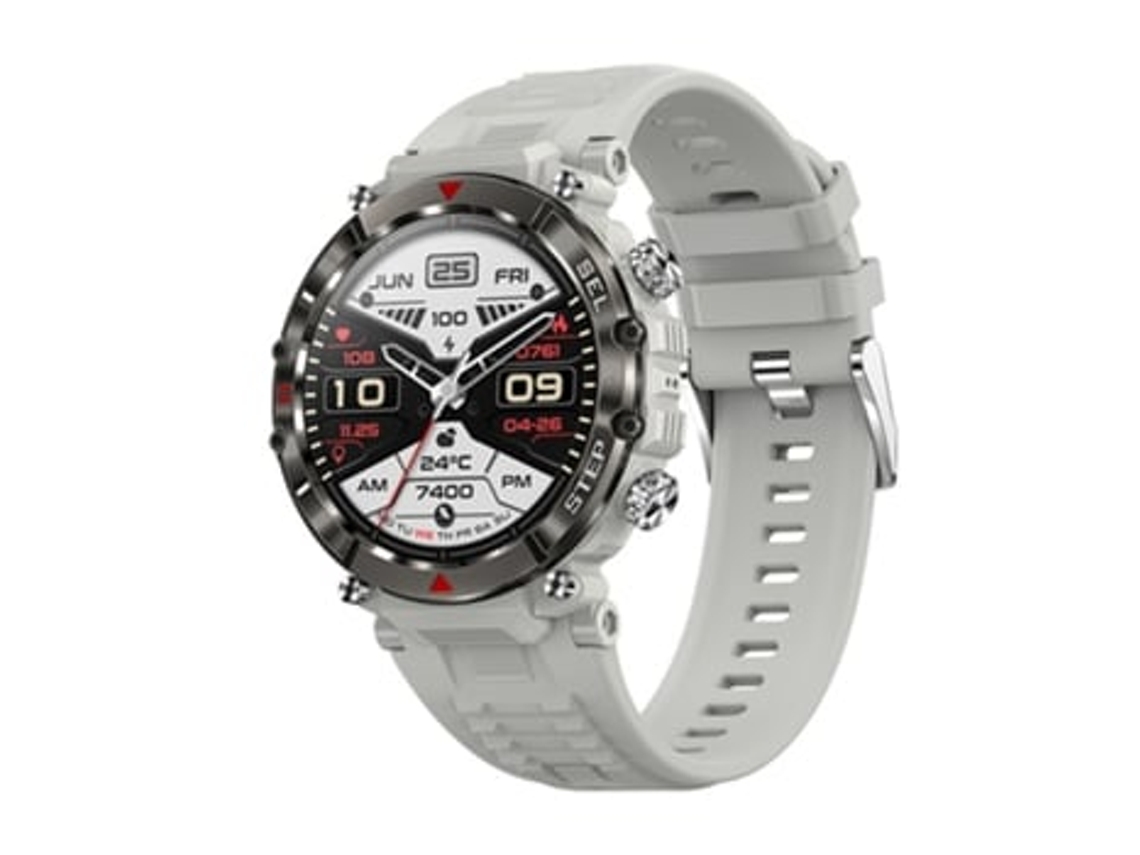 Smartwatches Gran Pantalla HD 1 39 Pulgadas Ip67 Resistente Al Agua Gris AUJEZON