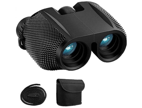 Prismáticos ENKERS Telescopio impermeable ajustable para niños para caminatas Observación de aves,Rose-Pink