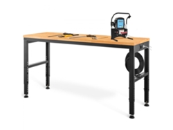 Banco de Trabajo Profesional Ajustable 122x61cm con Capacidad 900kg Tekmaquinas