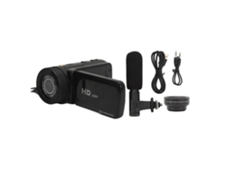 2026-cámara De Vídeo Camcorder Con Micrófono, 16x Zoom, Grabadora Digital Para Vlogging