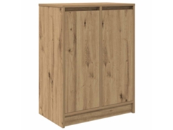 Maison Exclusive - Zapatero Artisan Roble 57x34x76 Cm Madera De Ingeniería