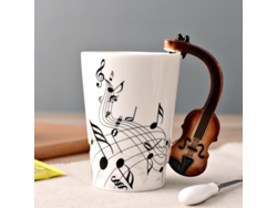 Taza de café con guitarra musical única, un gran regalo para C Siurn, taza de cerámica